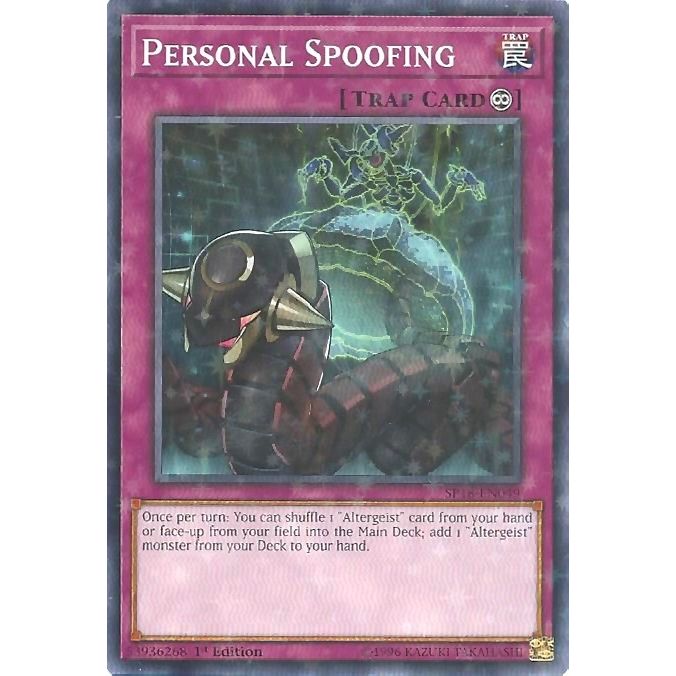 Image for Personal Spoofing (Starfoil) (SP18-EN049) (SPV) - YuGiOh