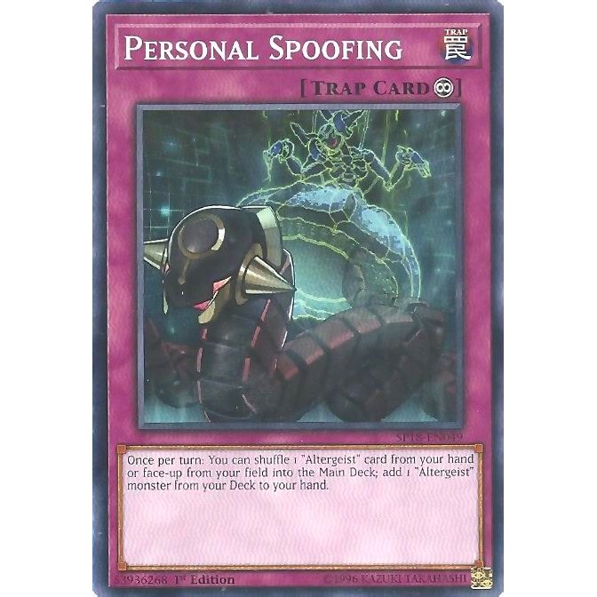 Image for Personal Spoofing (SP18-EN049) (SPV) - YuGiOh