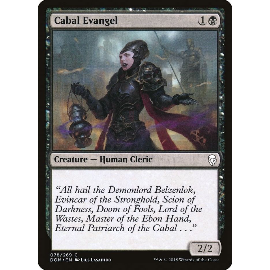 Image for Cabal Evangel (78) (DOM) - Magic: The Gathering