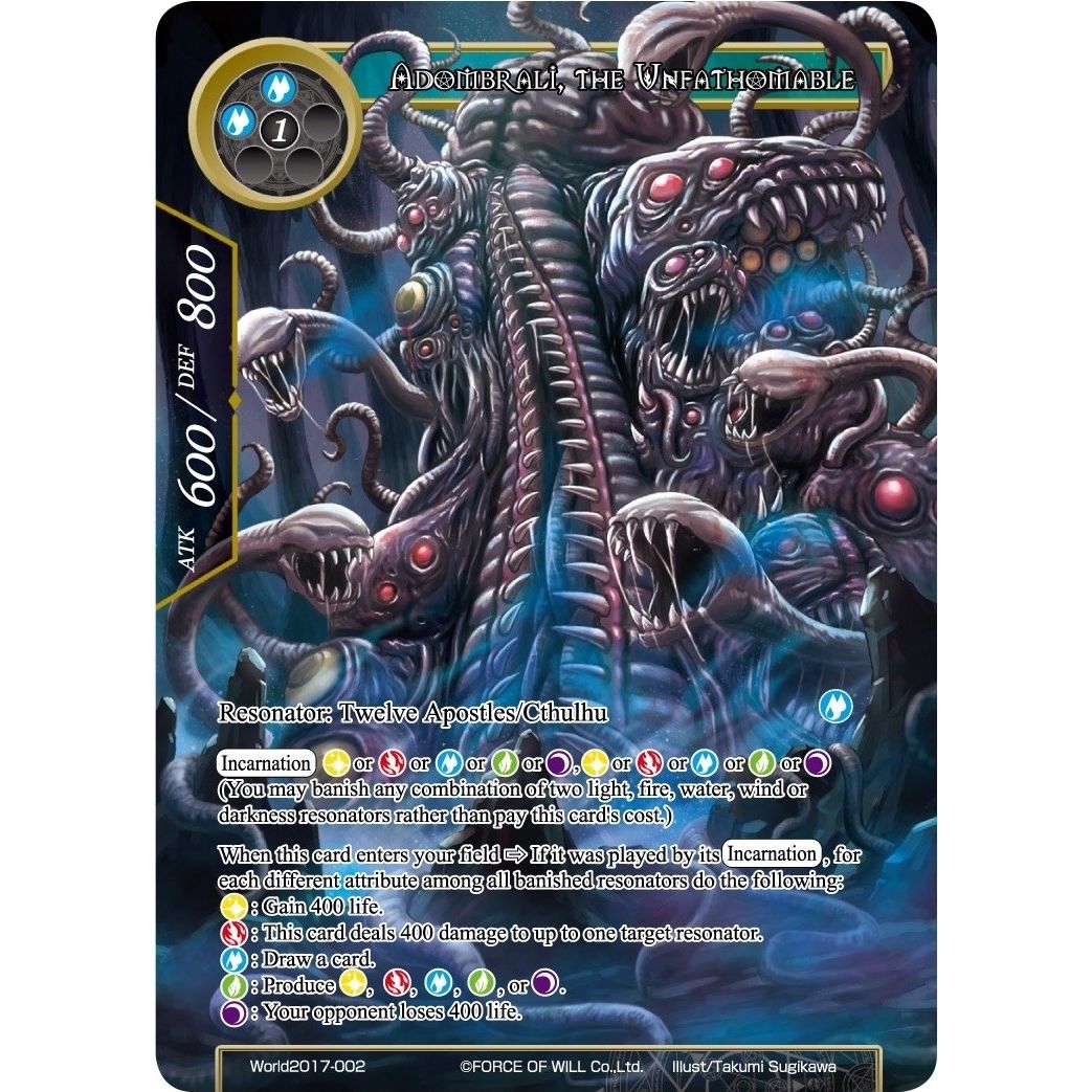 Image for Adombrali, the Unfathomable (World2017-002) (PRO) - Force of Will