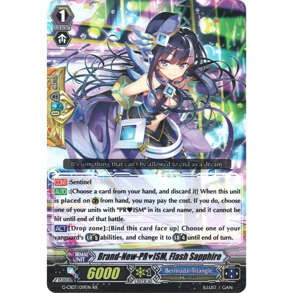 Image for Brand-New-PRISM, Flash Sapphire (G-CB07/019EN) (G-CB07) - Cardfight Vanguard