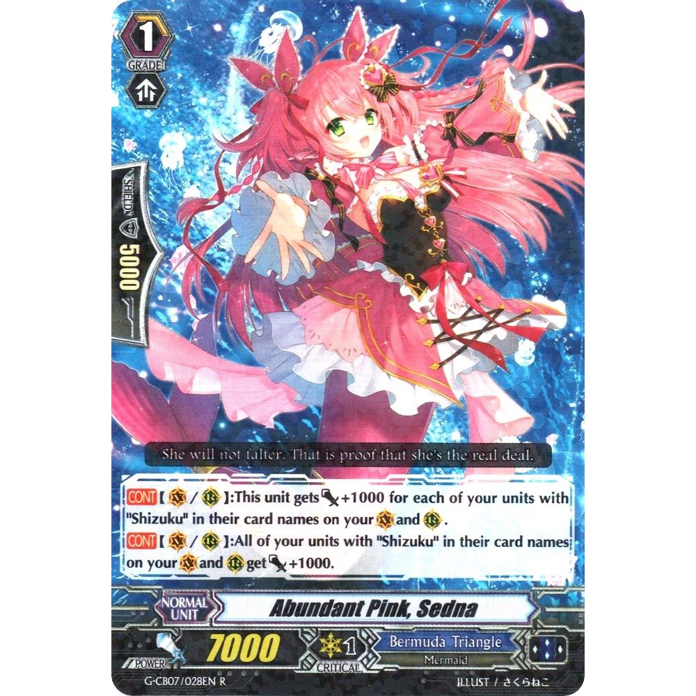 Image for Abundant Pink, Sedna (G-CB07/028EN) (G-CB07) - Cardfight Vanguard