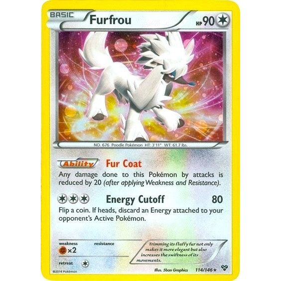 Image for Furfrou - 114/146 (Cosmos Holo) (114/116) (BLE) - Pokemon