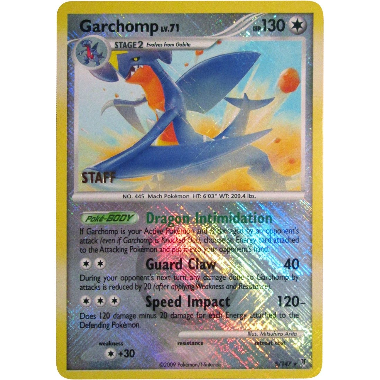 Image for Garchomp - 5/147 (Championship Promo) [Staff] (005/147) (PR) - Pokemon
