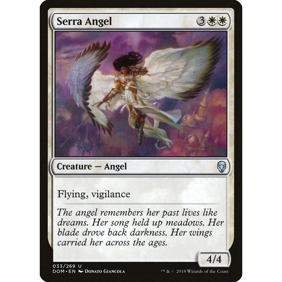 Image for Serra Angel (33) (DOM) - Magic: The Gathering