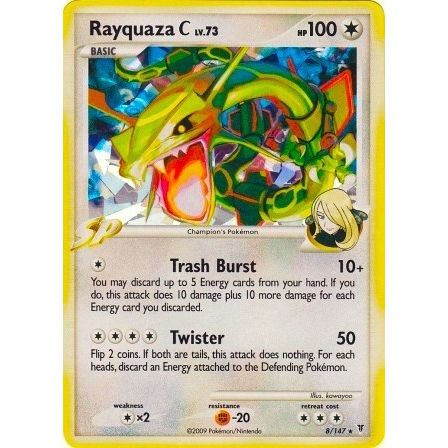 Image for Rayquaza C - 8/147 (Cracked Ice) (008/147) (MCAP) - Pokemon