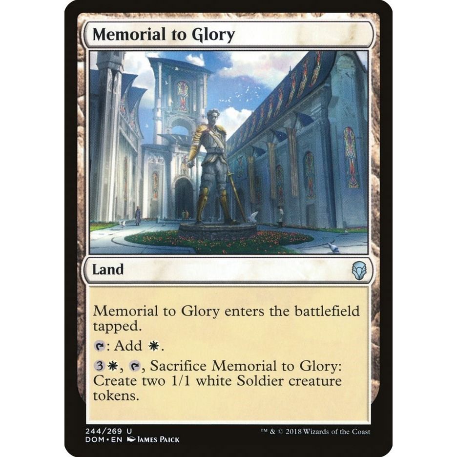 Image for Memorial to Glory (244) (DOM) - Magic: The Gathering