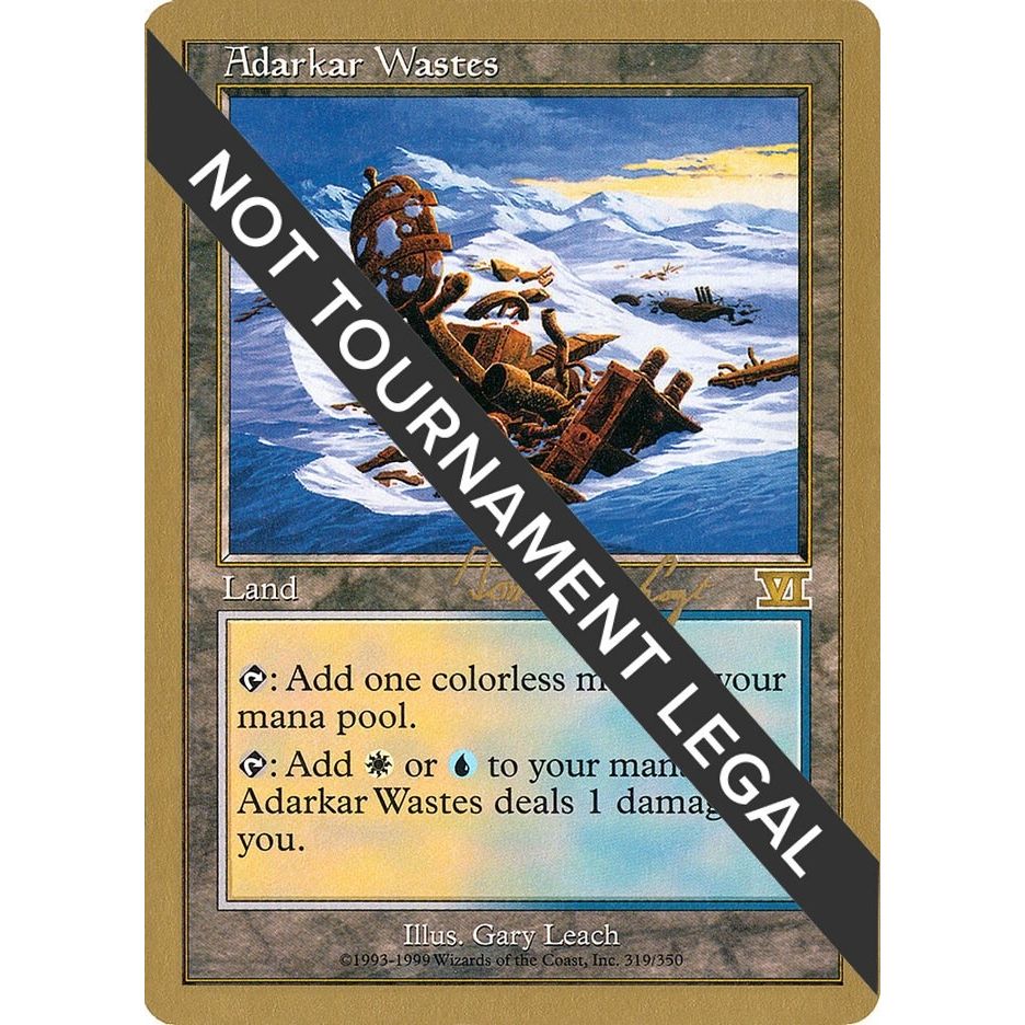 Image for Adarkar Wastes - 2000 Tom van de Logt (6ED) (WCD) - Magic: The Gathering