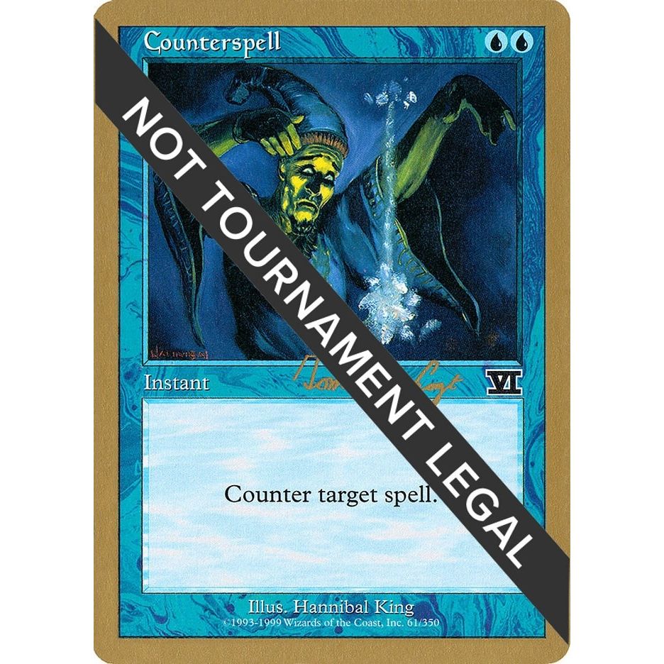 Image for Counterspell - 2000 Tom van de Logt (6ED) (WCD) - Magic: The Gathering