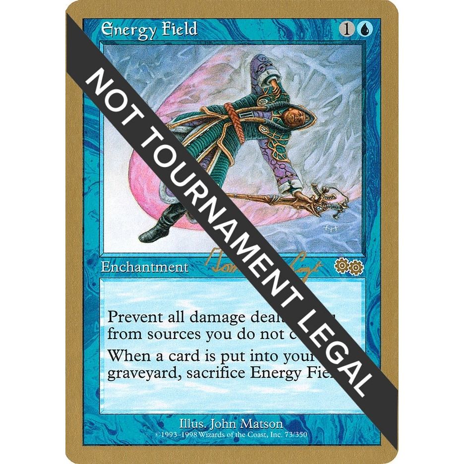 Image for Energy Field - 2000 Tom van de Logt (USG) (WCD) - Magic: The Gathering