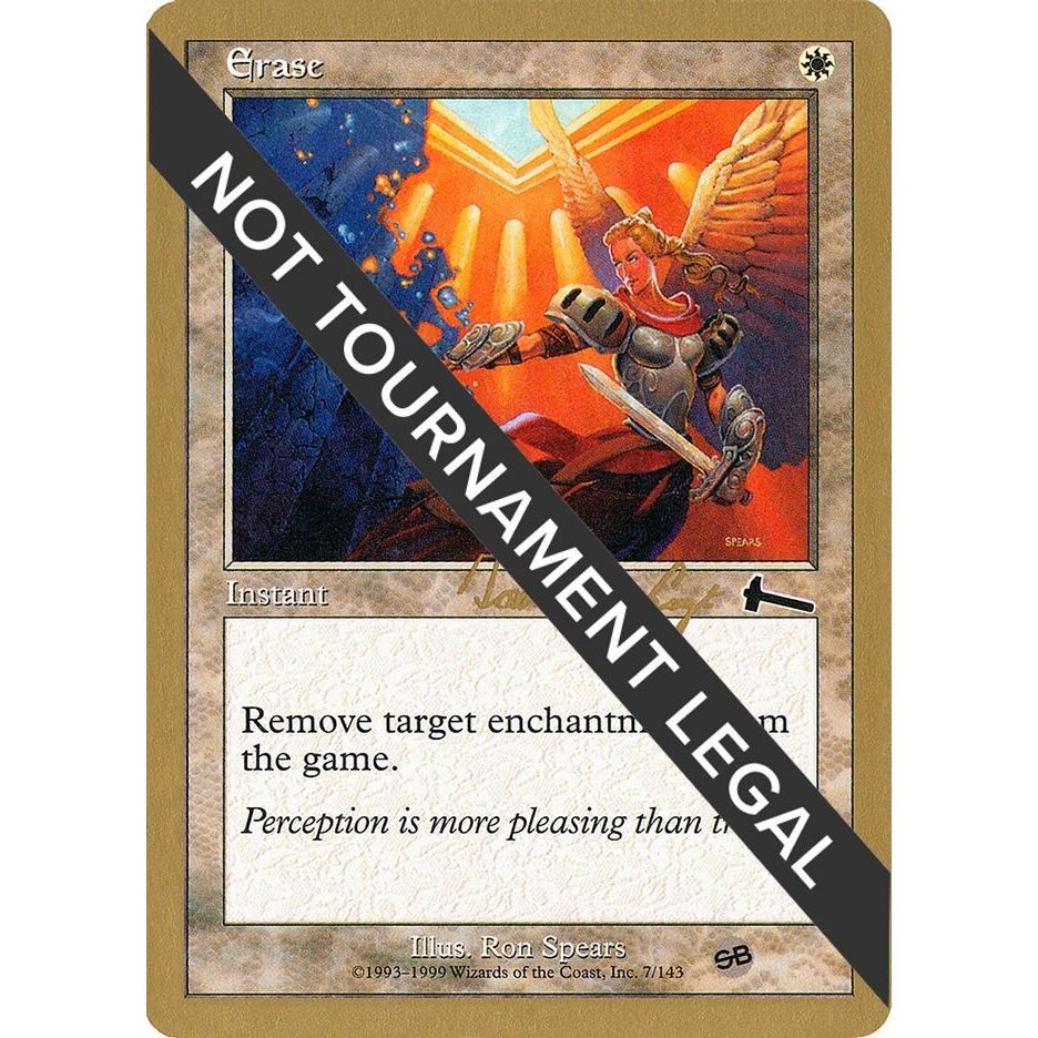 Image for Erase - 2000 Tom van de Logt (6ED) (SB) (WCD) - Magic: The Gathering