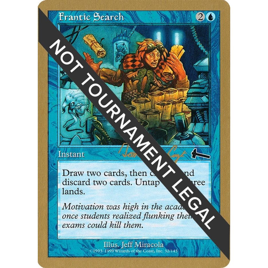 Image for Frantic Search - 2000 Tom van de Logt (ULG) (WCD) - Magic: The Gathering