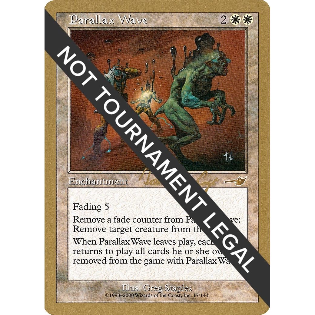 Image for Parallax Wave - 2000 Tom van de Logt (NMS) (WCD) - Magic: The Gathering