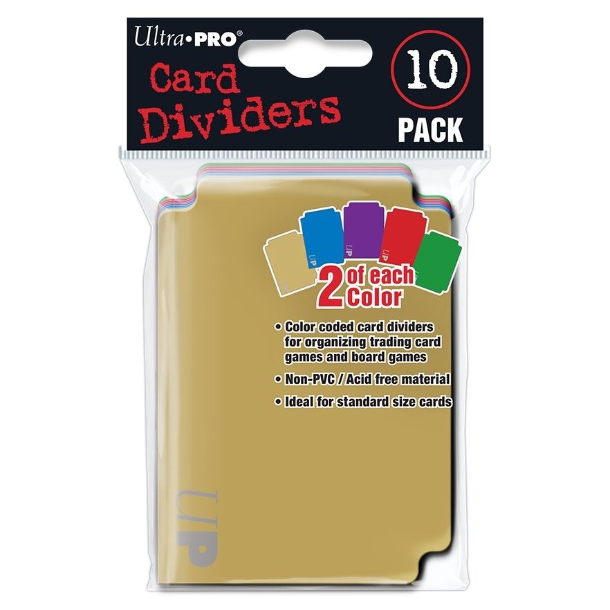Image for Card Dividers Standard - Color (10-Pack) - Collectible Storage