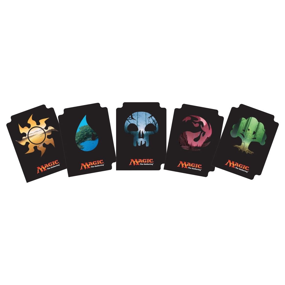 Image for Card Dividers Standard - Magic: The Gathering Mana 5 (15-Pack) - Collectible Storage