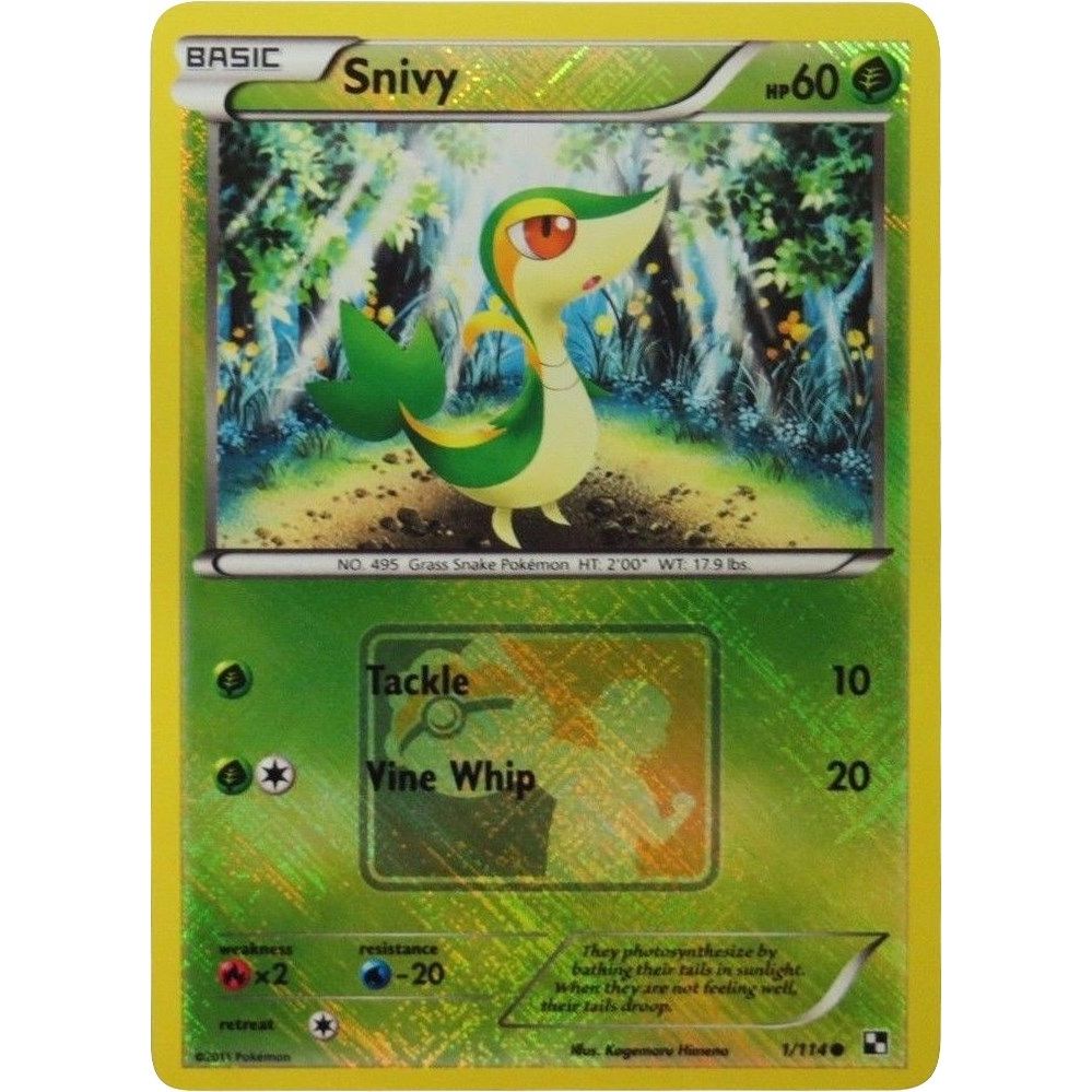 Image for Snivy - 1/114 (League Promo) (001/114) (PR) - Pokemon