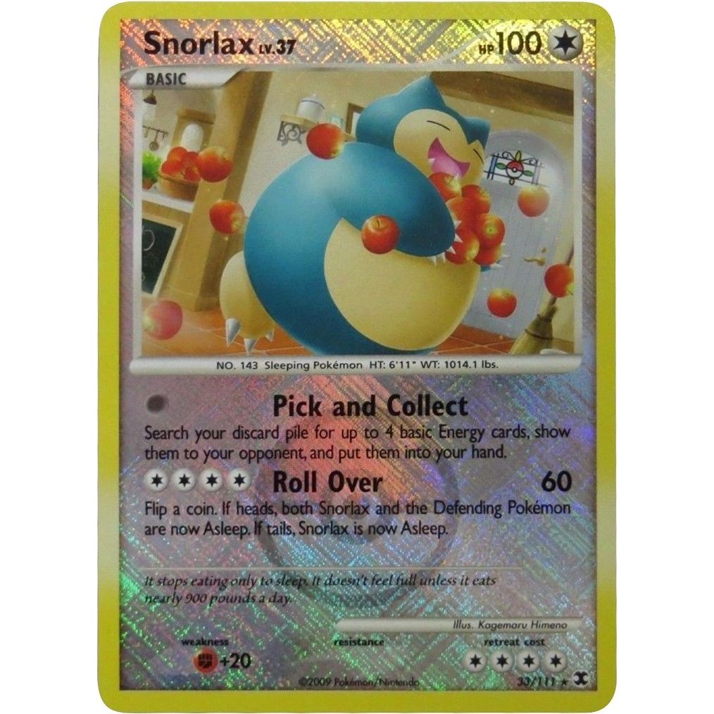 Image for Snorlax - 33/111 (League Promo) (033/111) (PR) - Pokemon