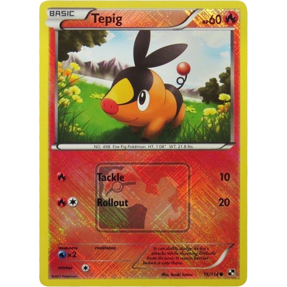 Image for Tepig - 15/114 (League Promo) (015/114) (PR) - Pokemon
