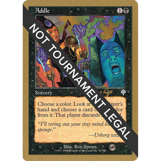 Image for Addle - 2001 Tom van de Logt (INV) (SB) (WCD) - Magic: The Gathering