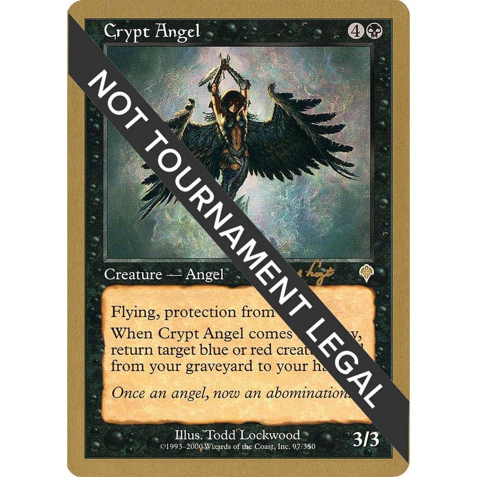 Image for Crypt Angel - 2001 Tom van de Logt (INV) (WCD) - Magic: The Gathering