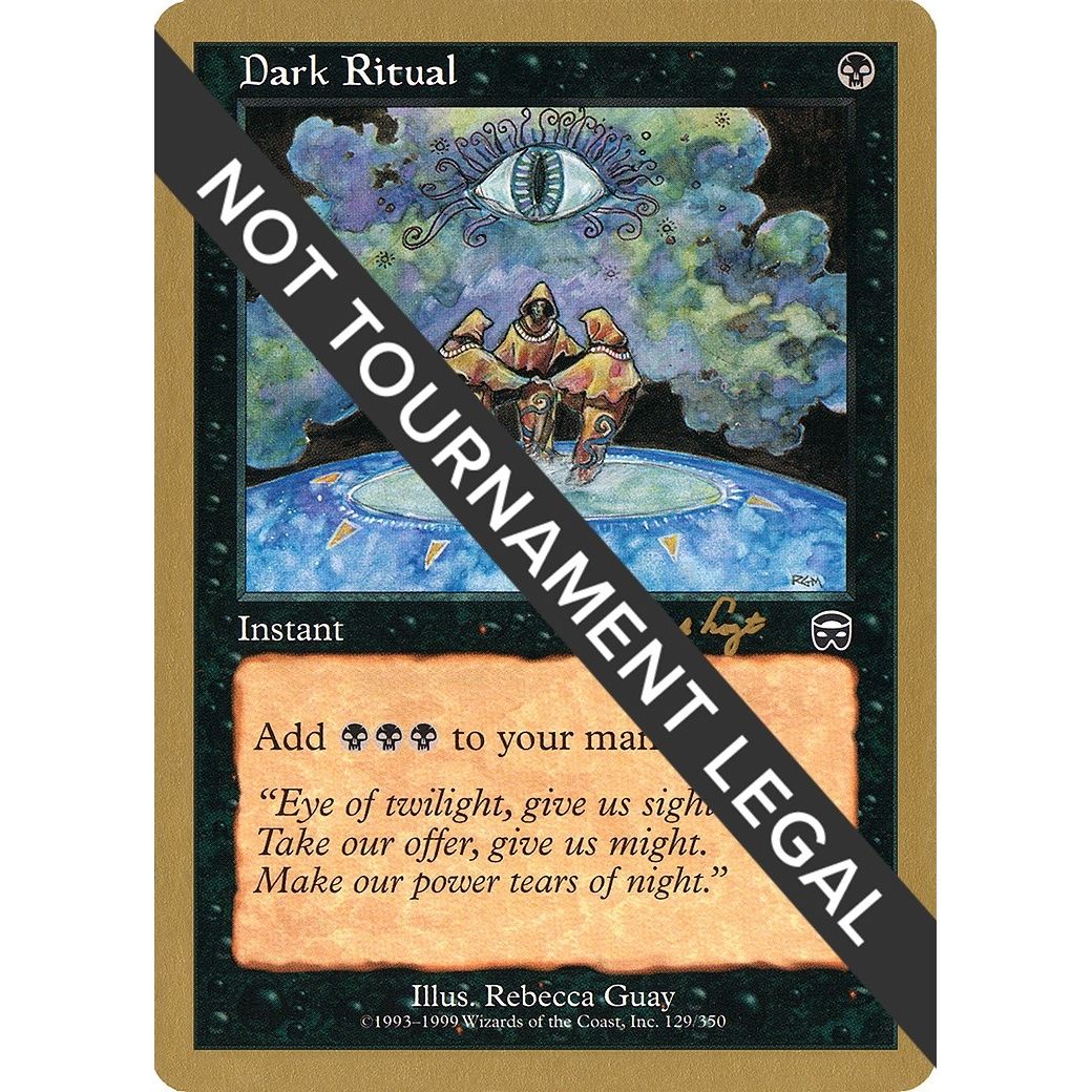 Image for Dark Ritual - 2001 Tom van de Logt (MMQ) (WCD) - Magic: The Gathering