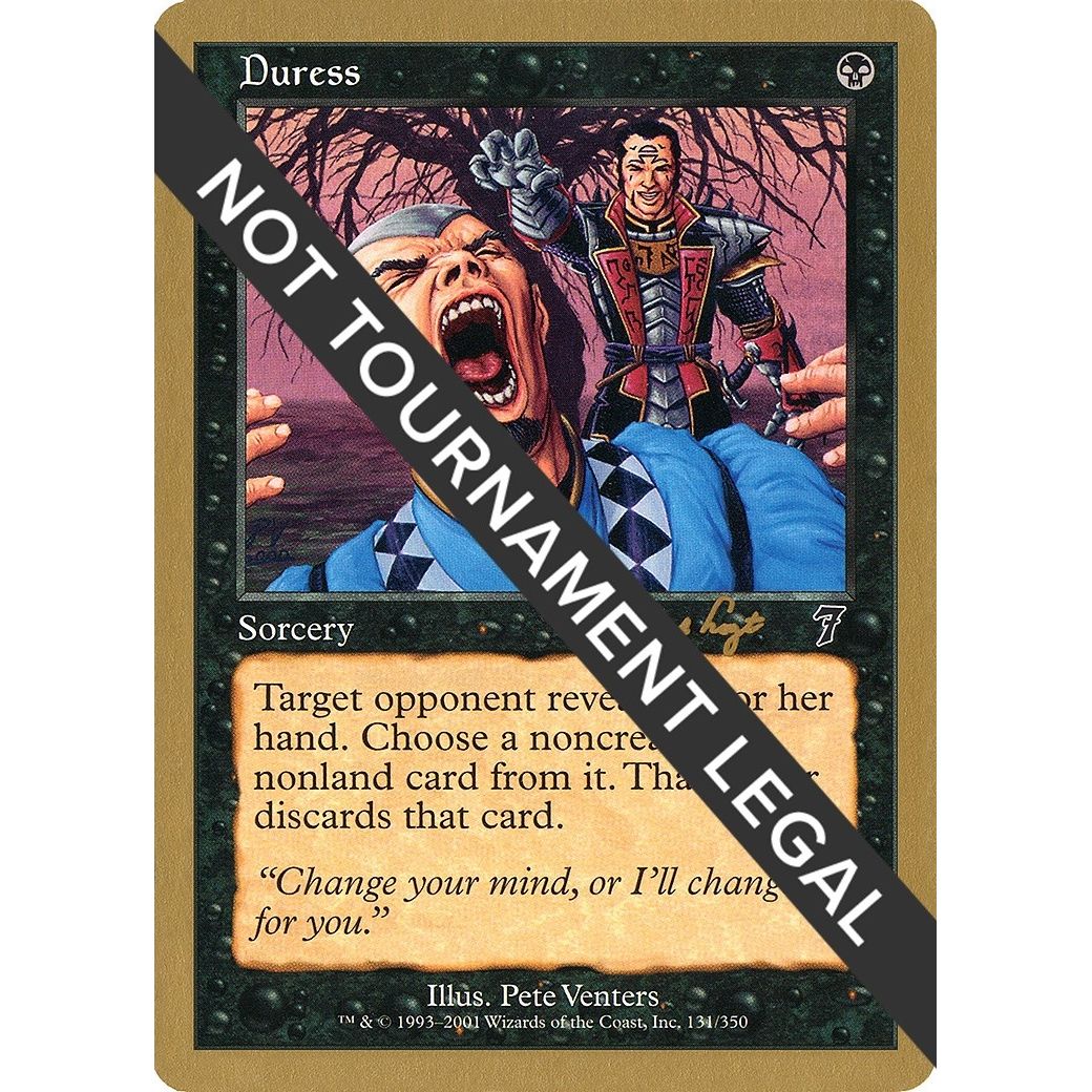 Image for Duress - 2001 Tom van de Logt (7ED) (WCD) - Magic: The Gathering