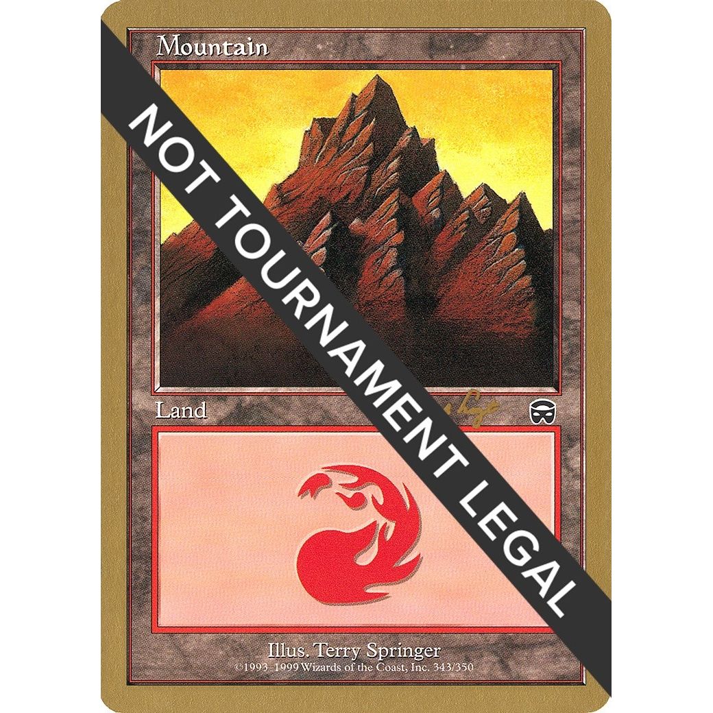 Image for Mountain (343) - 2001 Tom van de Logt (MMQ) (WCD) - Magic: The Gathering