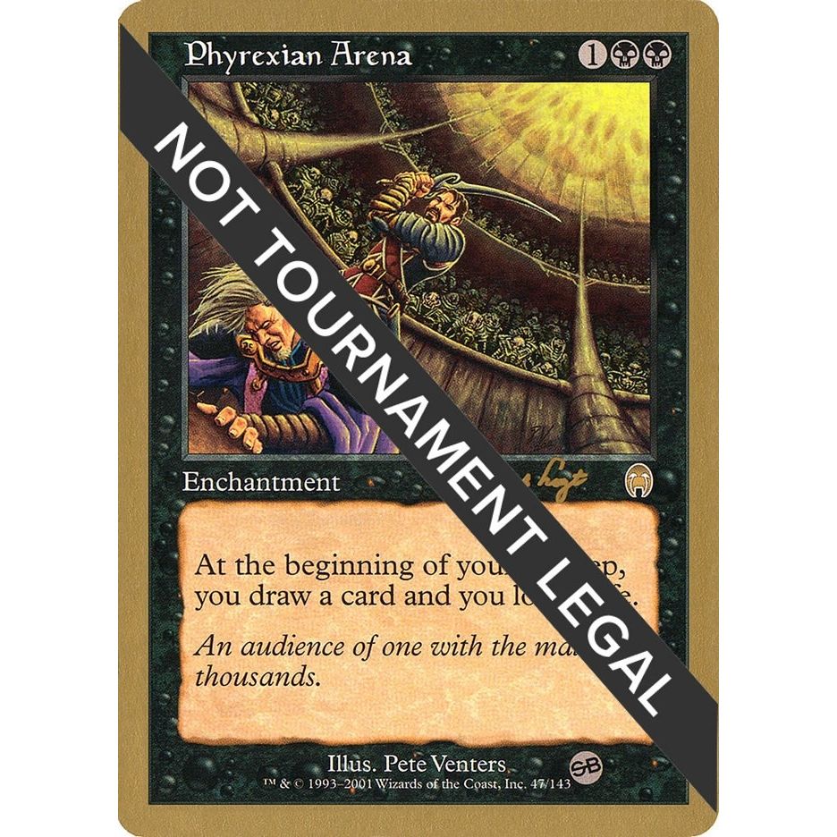 Image for Phyrexian Arena - 2001 Tom van de Logt (APC) (SB) (WCD) - Magic: The Gathering