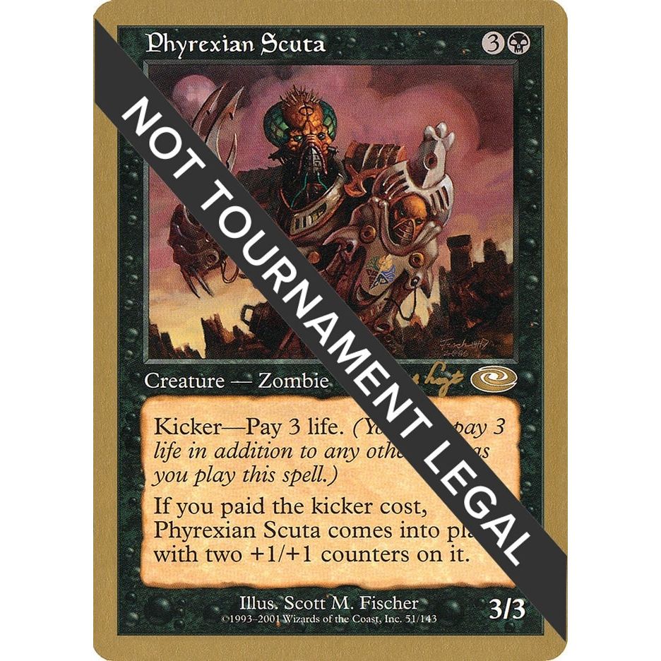 Image for Phyrexian Scuta - 2001 Tom van de Logt (PLS) (WCD) - Magic: The Gathering