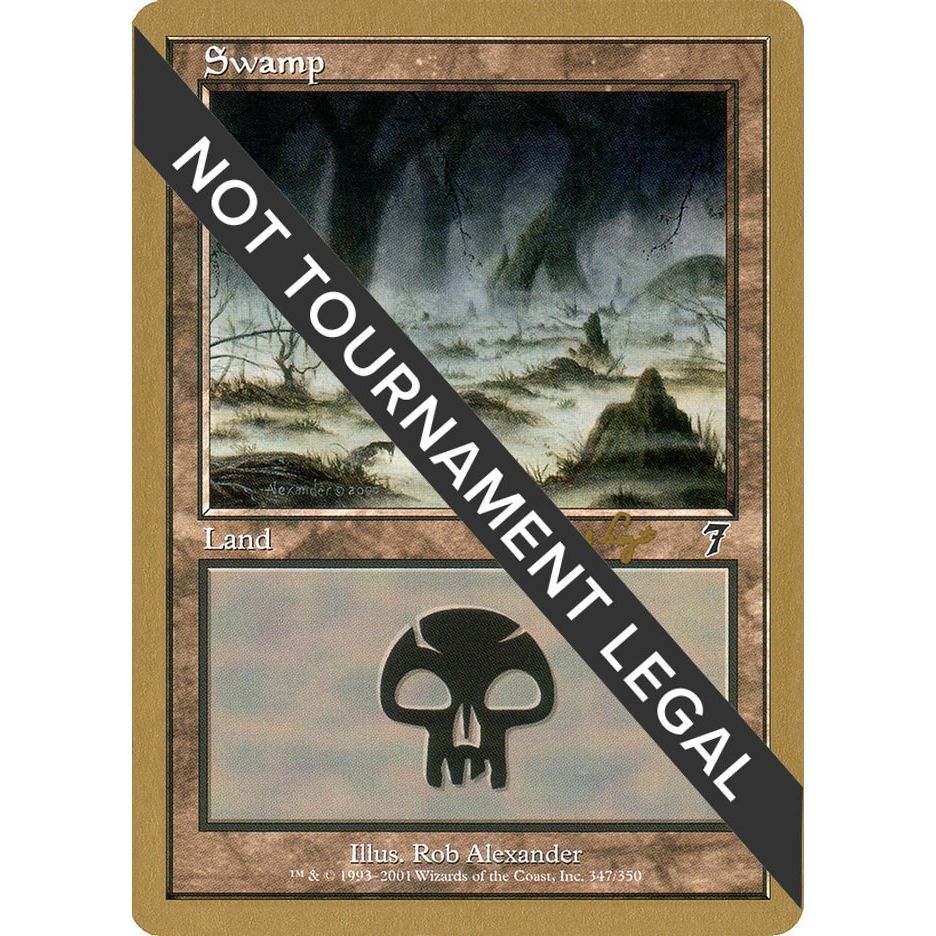Image for Swamp (347) - 2001 Tom van de Logt (7ED) (WCD) - Magic: The Gathering