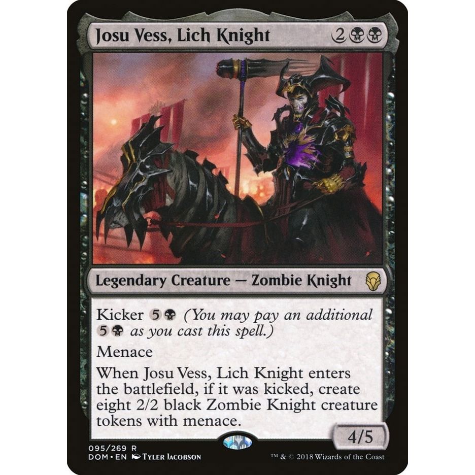 Image for Josu Vess, Lich Knight (95) (DOM) - Magic: The Gathering