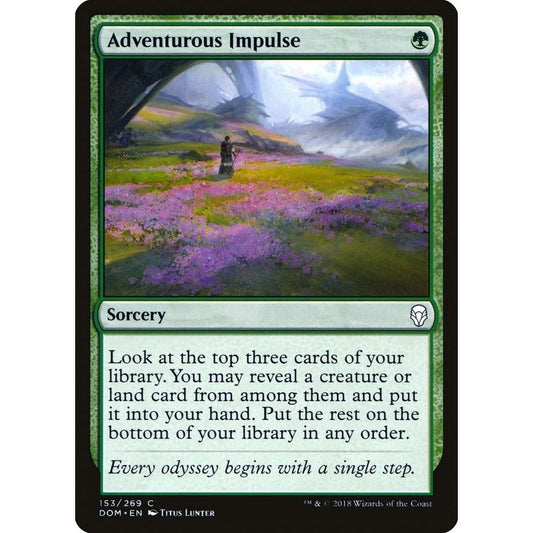 Image for Adventurous Impulse (153) (DOM) - Magic: The Gathering