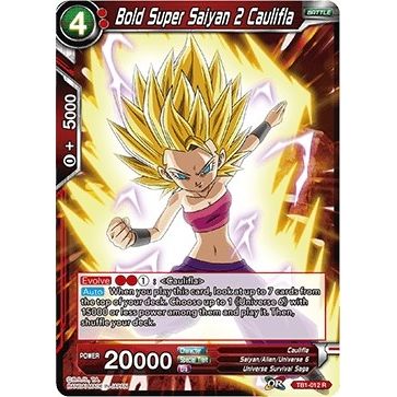 Image for Bold Super Saiyan 2 Caulifla (TB1-012) (DBS-TB01) - Dragon Ball Super: Masters