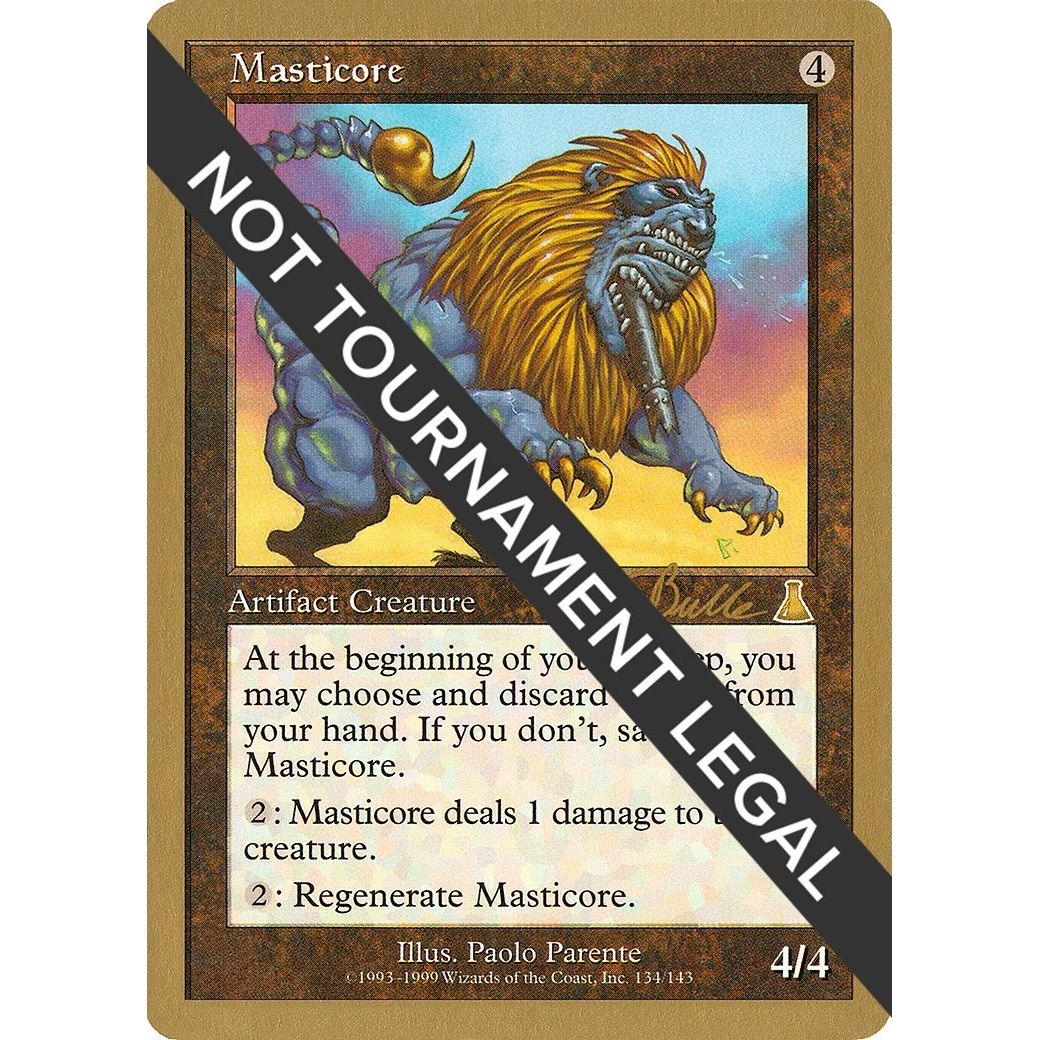 Image for Masticore - 1999 Kai Budde (UDS) (WCD) - Magic: The Gathering