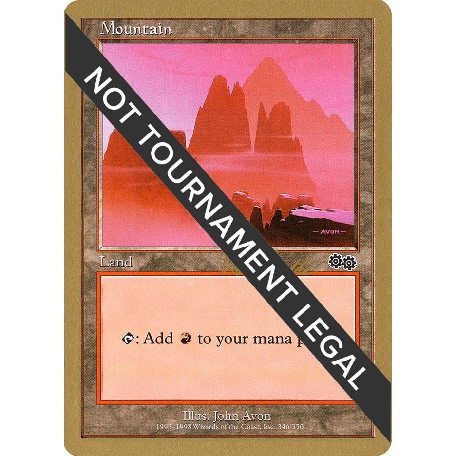 Image for Mountain (346) - 1999 Kai Budde (USG) (WCD) - Magic: The Gathering