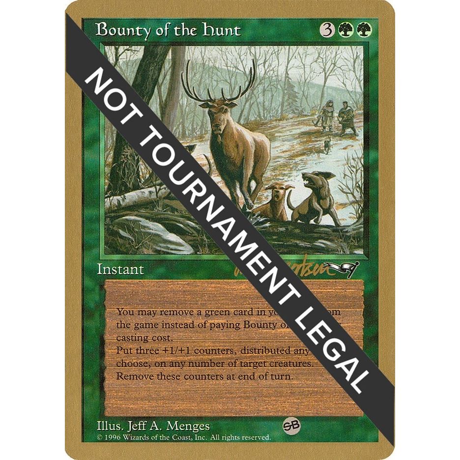 Image for Bounty of the Hunt - 1997 Svend Geertsen (ALL) (WCD) - Magic: The Gathering