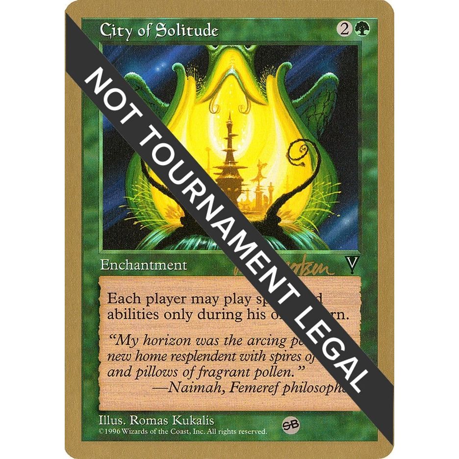 Image for City of Solitude - 1997 Svend Geertsen (VIS) (SB) (WCD) - Magic: The Gathering