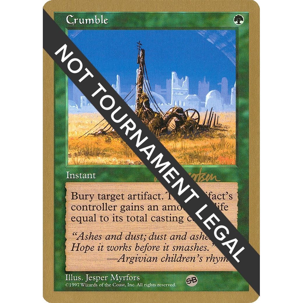 Image for Crumble - 1997 Svend Geertsen (5ED) (SB) (WCD) - Magic: The Gathering