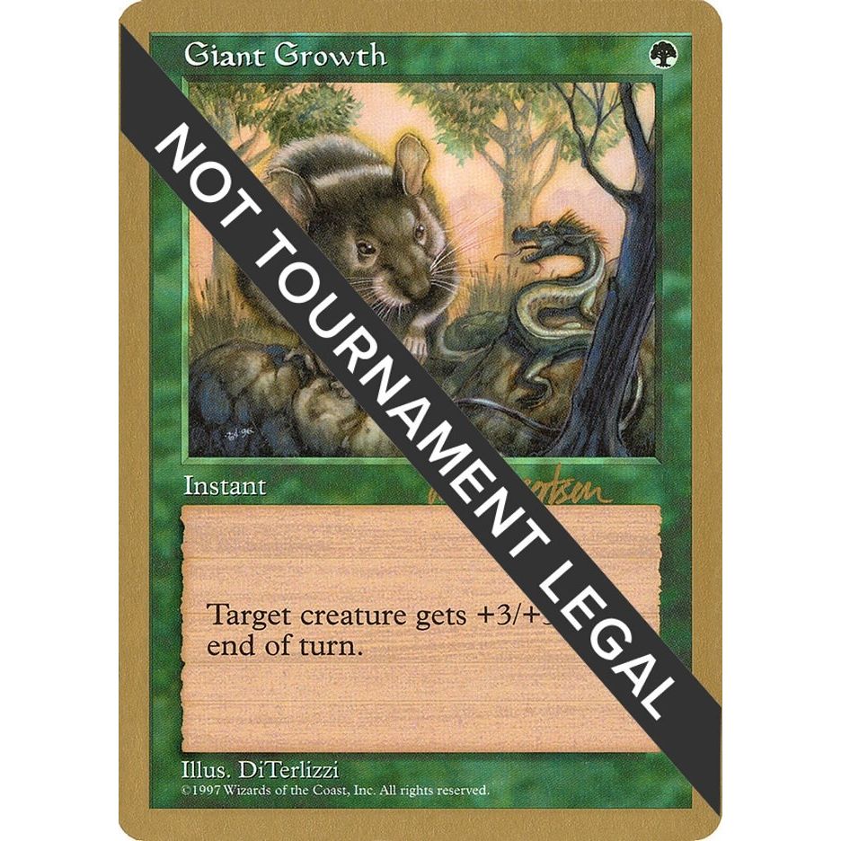 Image for Giant Growth - 1997 Svend Geertsen (5ED) (WCD) - Magic: The Gathering