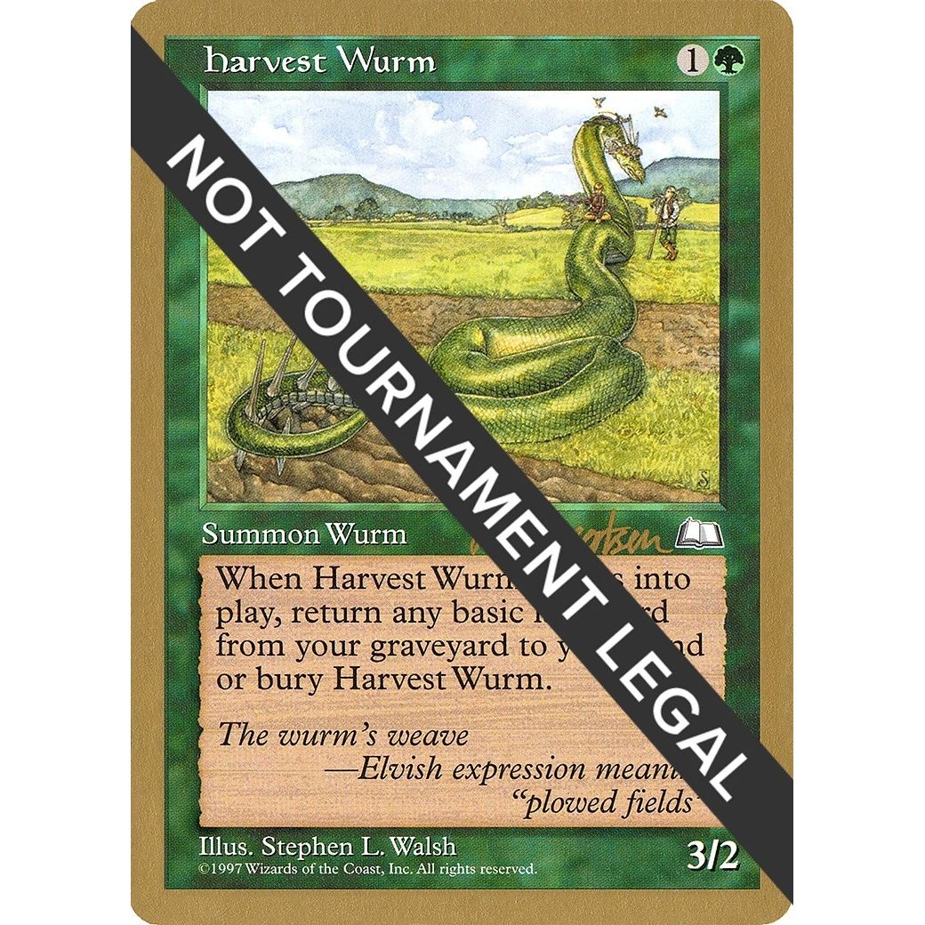 Image for Harvest Wurm - 1997 Svend Geertsen (WTH) (WCD) - Magic: The Gathering
