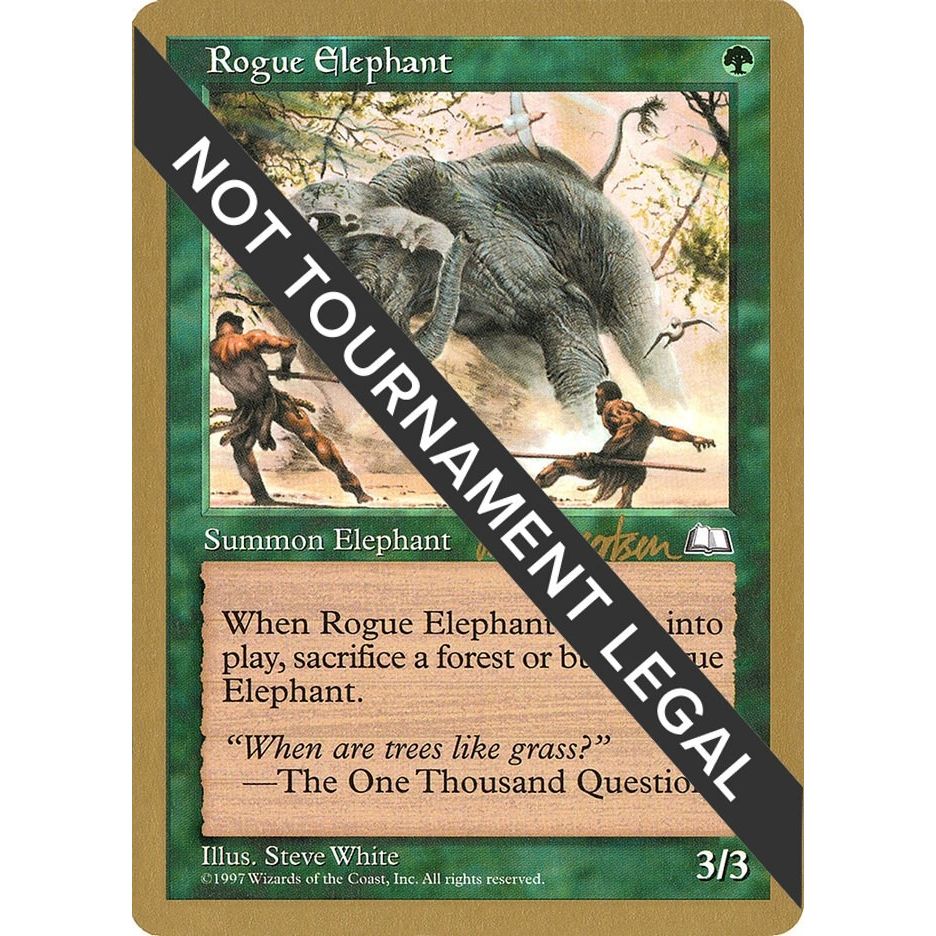 Image for Rogue Elephant - 1997 Svend Geertsen (WTH) (WCD) - Magic: The Gathering