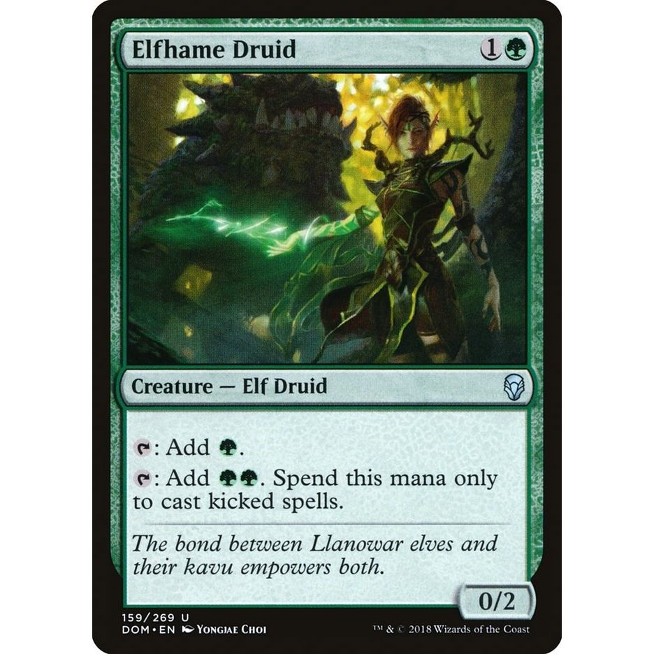 Image for Elfhame Druid (159) (DOM) - Magic: The Gathering