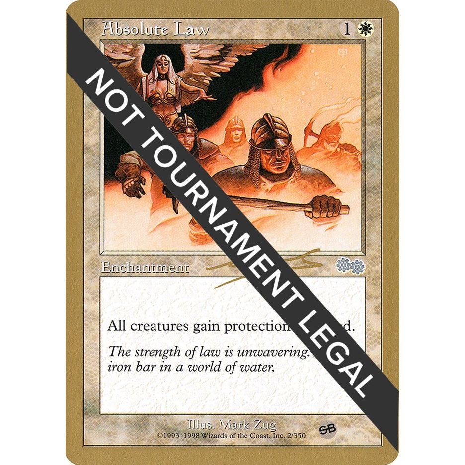 Image for Absolute Law - 2000 Nicolas Labarre (USG) (SB) (WCD) - Magic: The Gathering