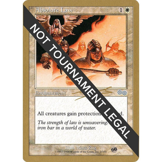 Image for Absolute Law - 2000 Nicolas Labarre (USG) (SB) (WCD) - Magic: The Gathering