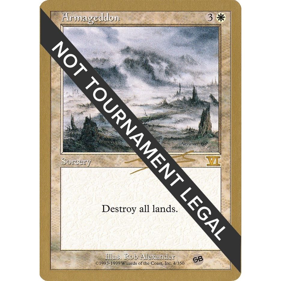Image for Armageddon - 2000 Nicolas Labarre (6ED) (SB) (WCD) - Magic: The Gathering