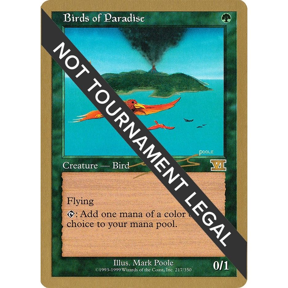 Image for Birds of Paradise - 2000 Nicolas Labarre (6ED) (WCD) - Magic: The Gathering