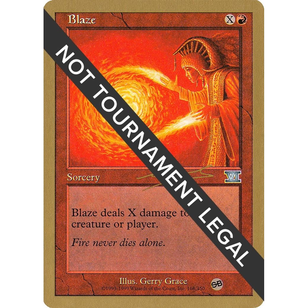 Image for Blaze - 2000 Nicolas Labarre (6ED) (SB) (WCD) - Magic: The Gathering