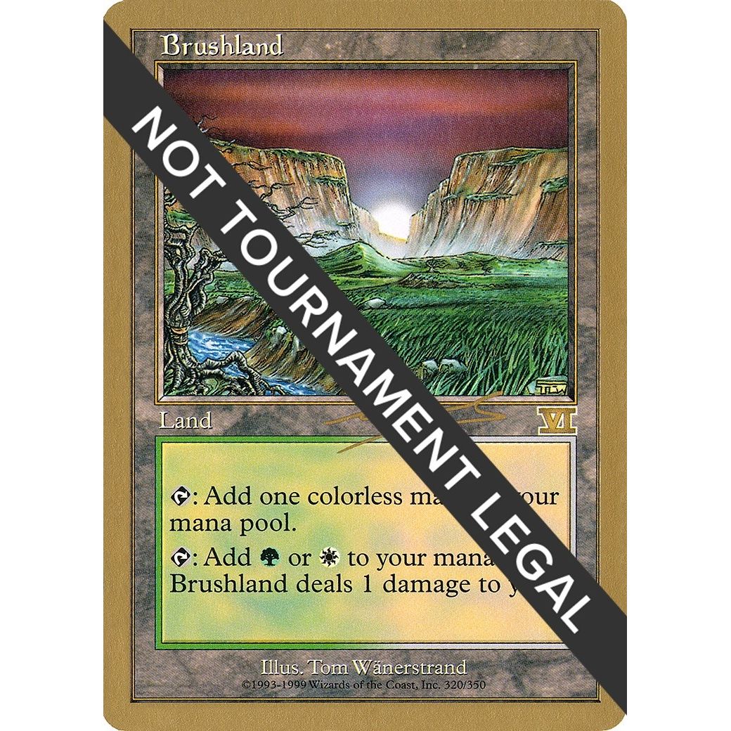 Image for Brushland - 2000 Nicolas Labarre (6ED) (WCD) - Magic: The Gathering