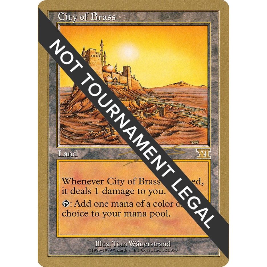 Image for City of Brass - 2000 Nicolas Labarre (6ED) (WCD) - Magic: The Gathering