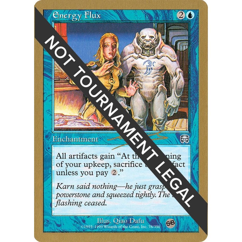 Image for Energy Flux - 2000 Nicolas Labarre (MMQ) (SB) (WCD) - Magic: The Gathering